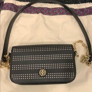 Perforated leather Tory Burch crossbody
